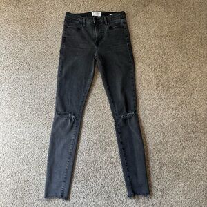 FRAME Denim Women's Black Skinny Jeans Size 27